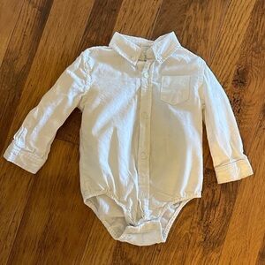 Koala Baby White Oxford Onesie